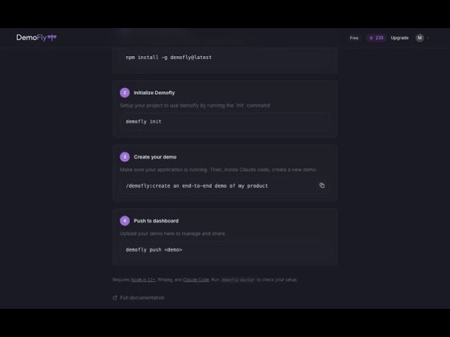DemoFly — Demos that record themselves gallery image
