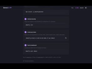 DemoFly — Demos that record themselves gallery image