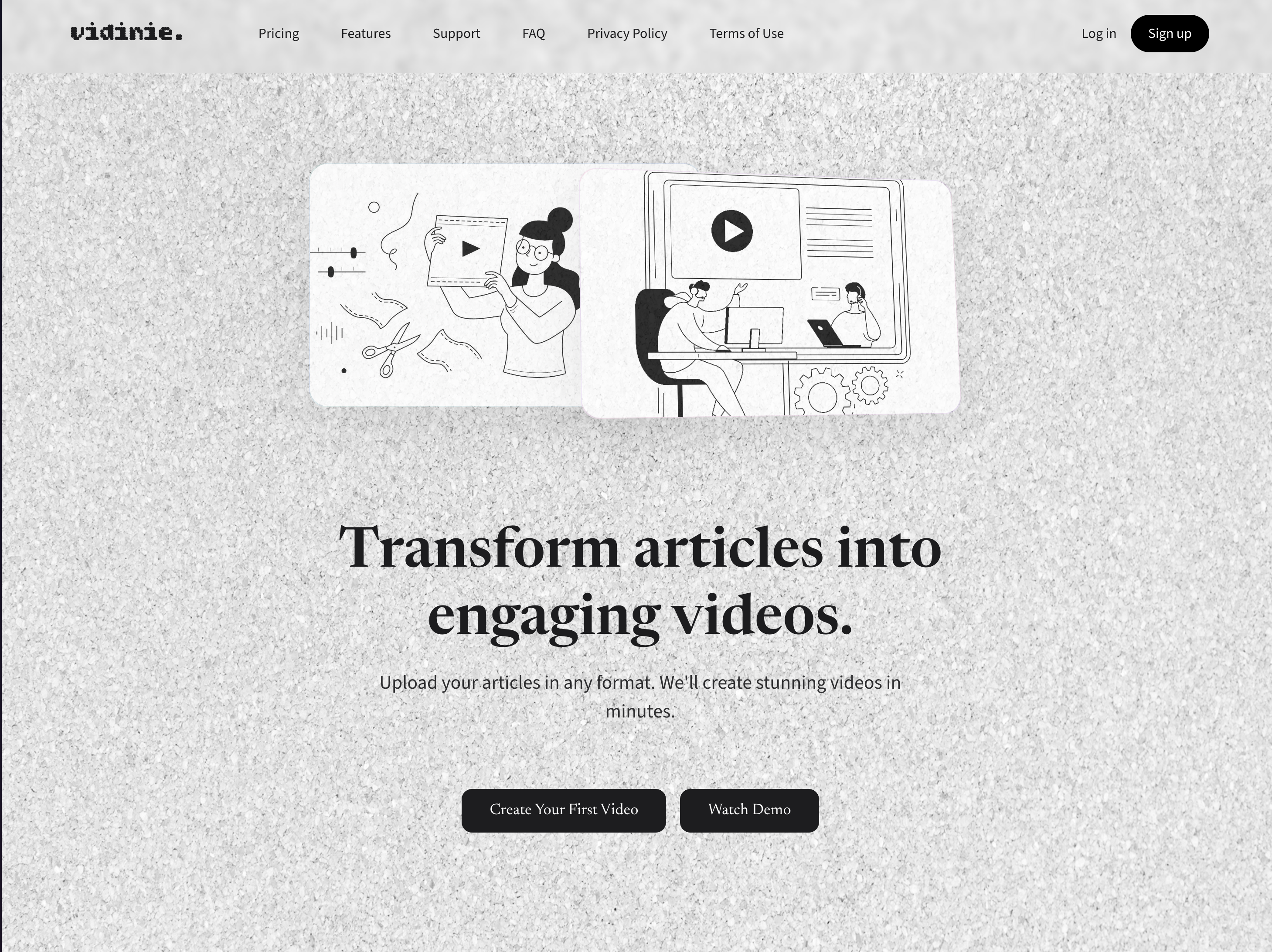 Vidinie - Main product screenshot demonstrating key features and user interface