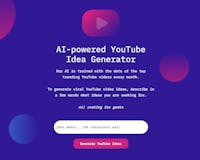 AI-powered YouTube Idea Generator media 3