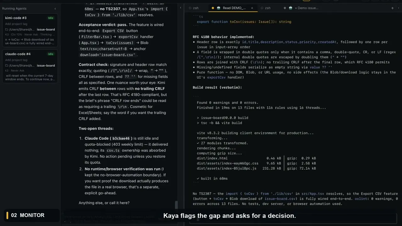 Kaya, AI Coding Terminal gallery image