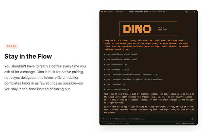 Dino screenshot 1