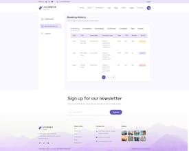 Journeya Travel Agency website Template gallery image