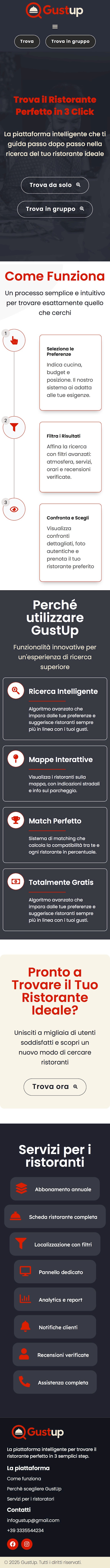 Gustup - Main product screenshot demonstrating key features and user interface