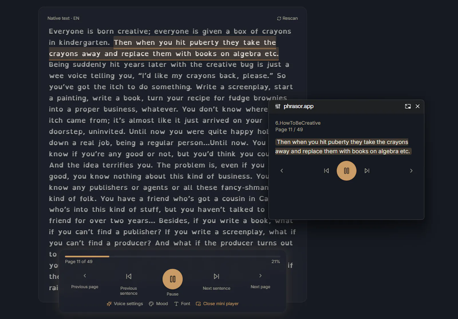 Phrasor screenshot 5
