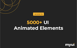 myUI - Animated  UI  Elements media 1