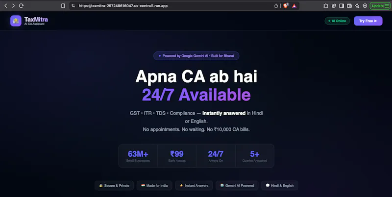 TaxMitra screenshot 1