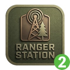 Ranger Station 2 - Product Hunt launch logo and brand identity