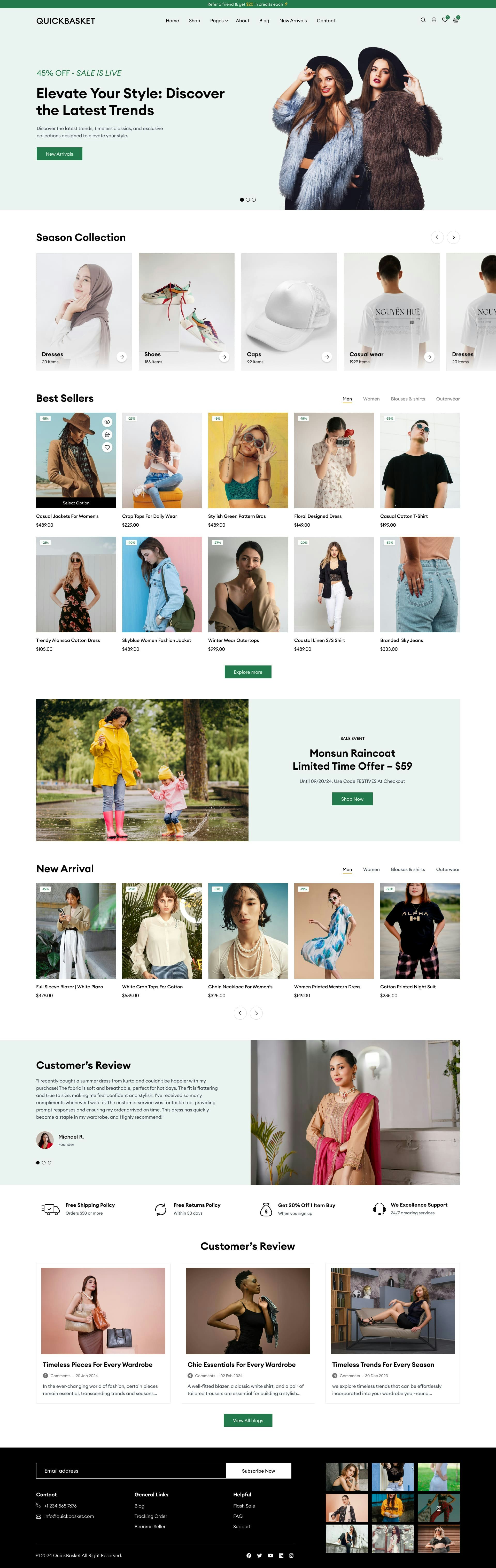 Fashion Ecommerce Website Figma Template media 4