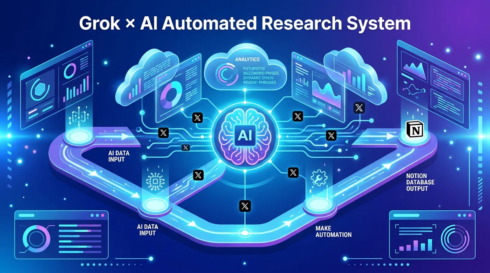 GrokViral Research Engine screenshot 1