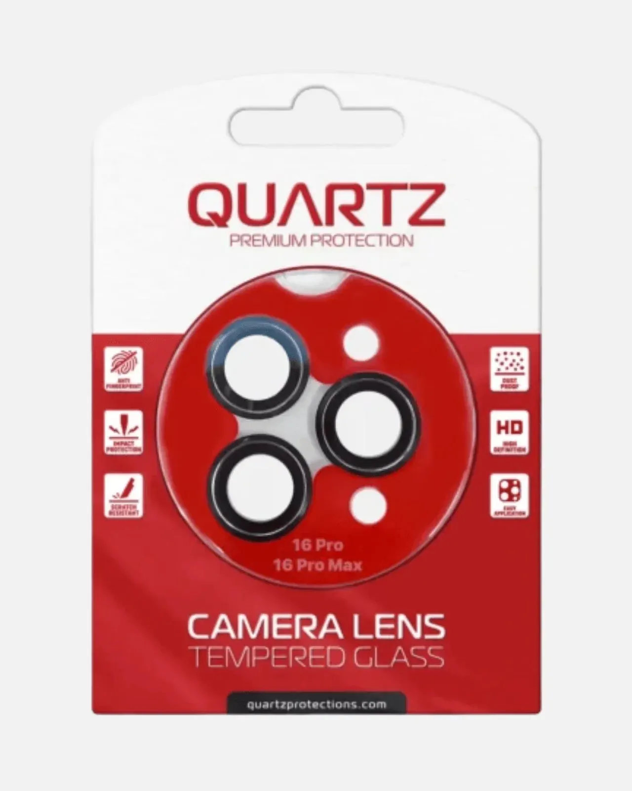 Banner del producto QUARTZ Premium Camera Lens Protector