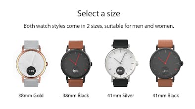 Oaxis Timepiece analog smartwatch gallery image