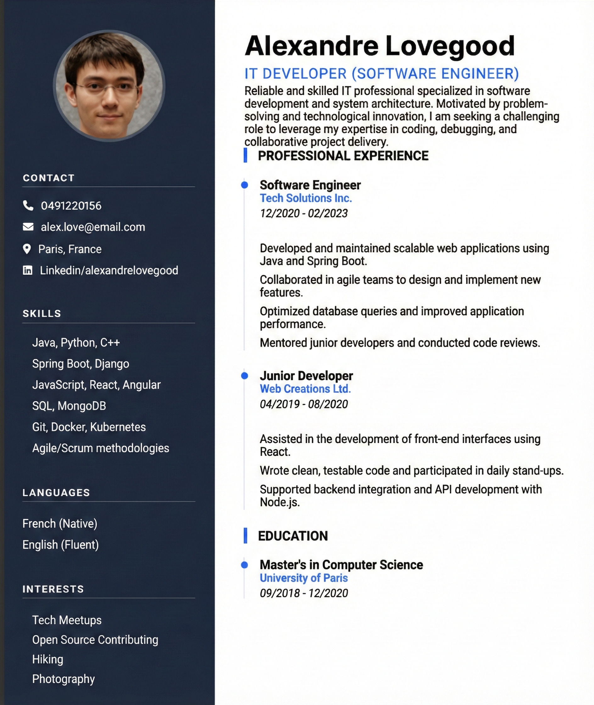 Pro Resume Builder - Screenshot 3 showing product features and functionality