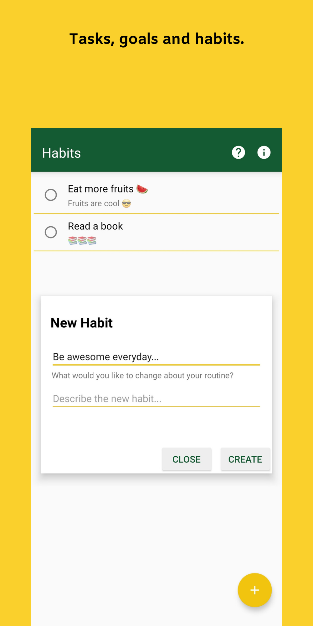 Habits gallery image