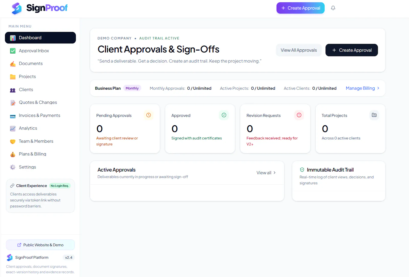 SignProof screenshot 2