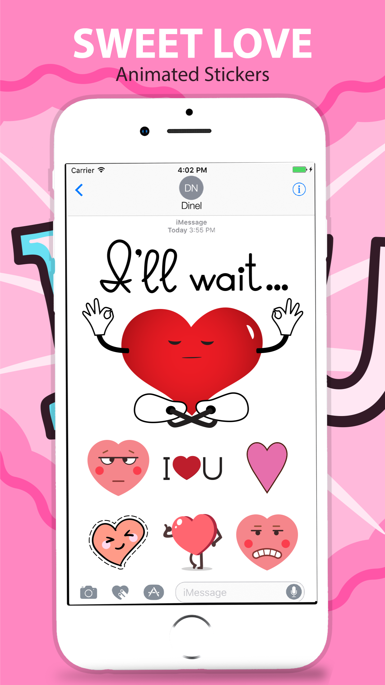 Animated Love & Romantic Stickers for iMessage gallery image