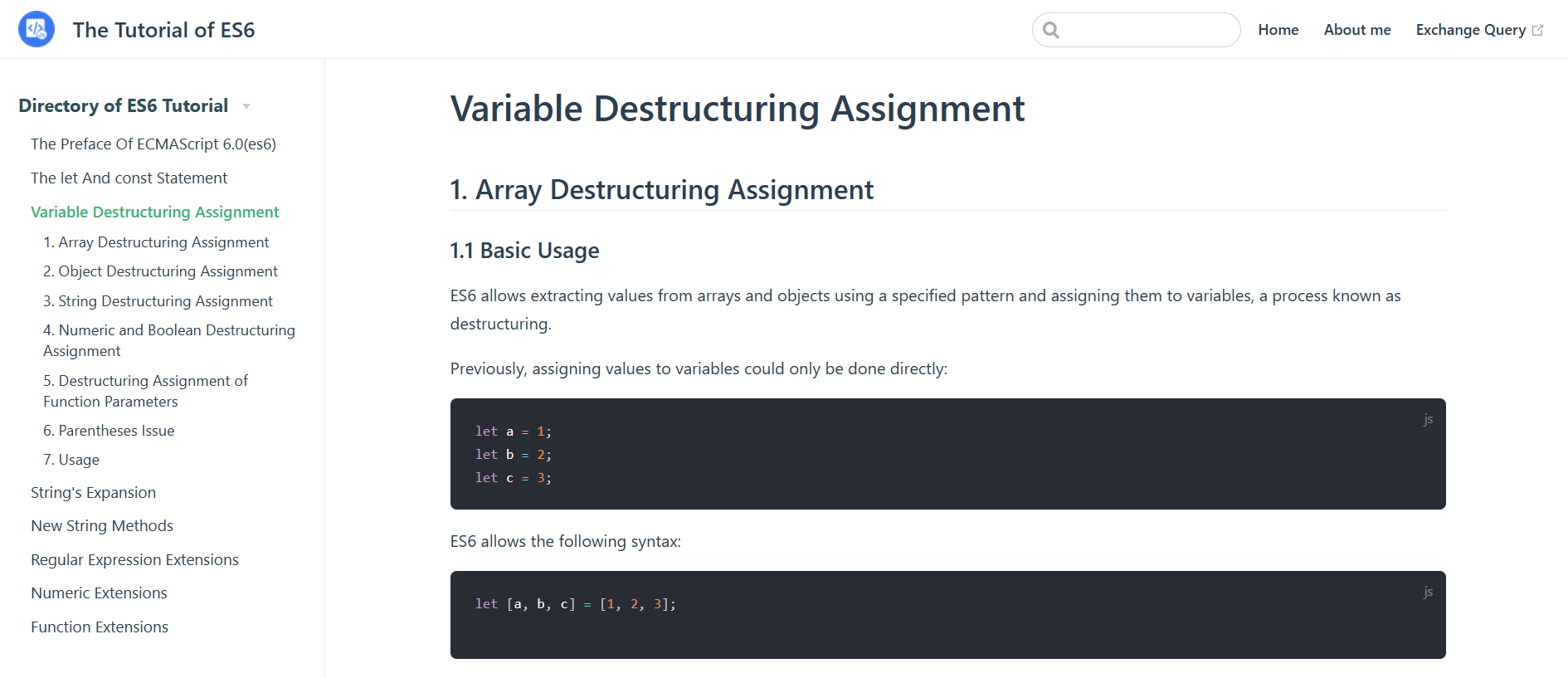 Media Hướng dẫn của ES6 (Ecmascript) 4
