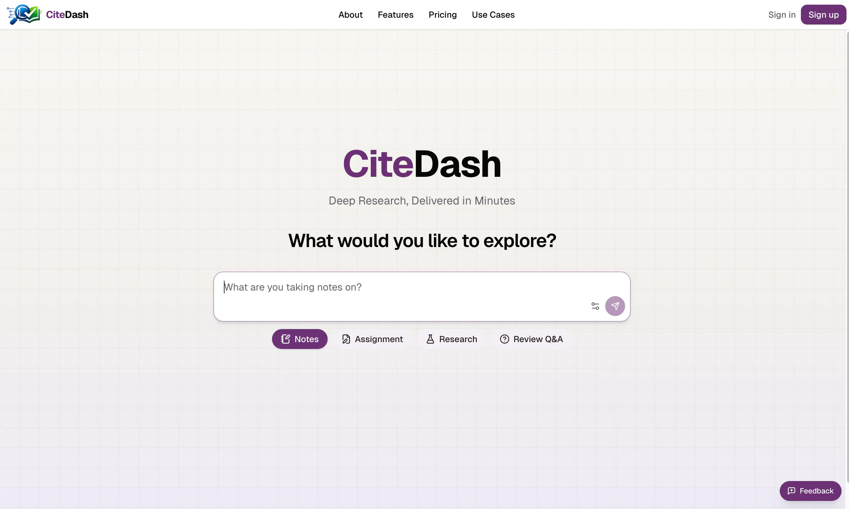 CiteDash AI 제품 배너