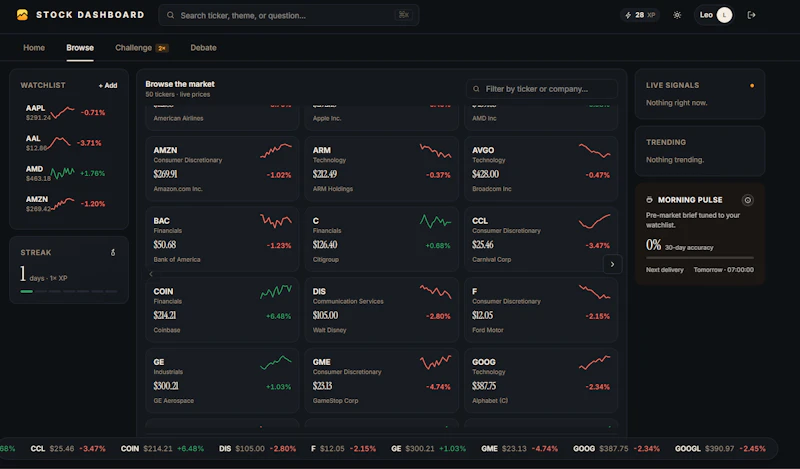 StockDashboard.com screenshot 6