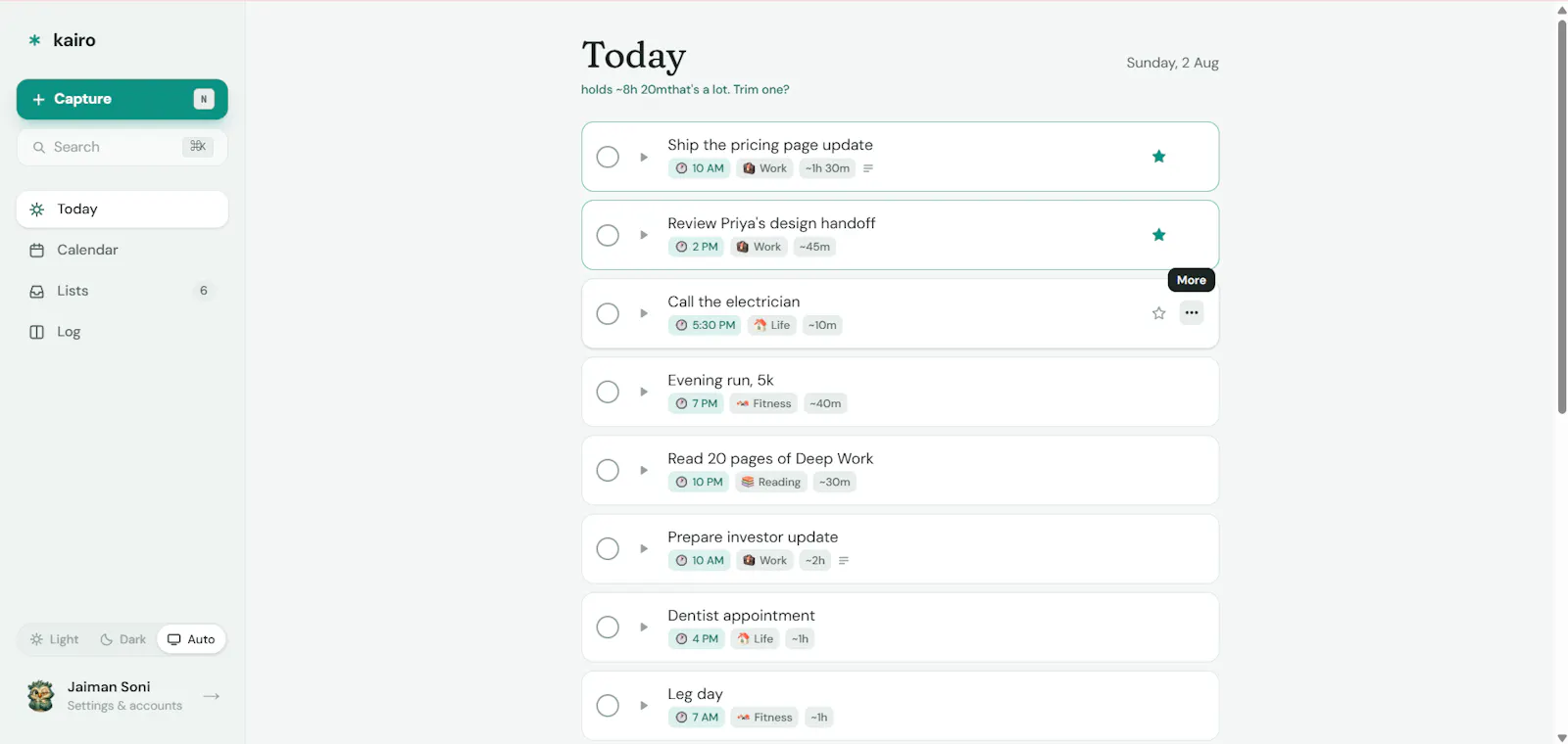 Kairo screenshot 2