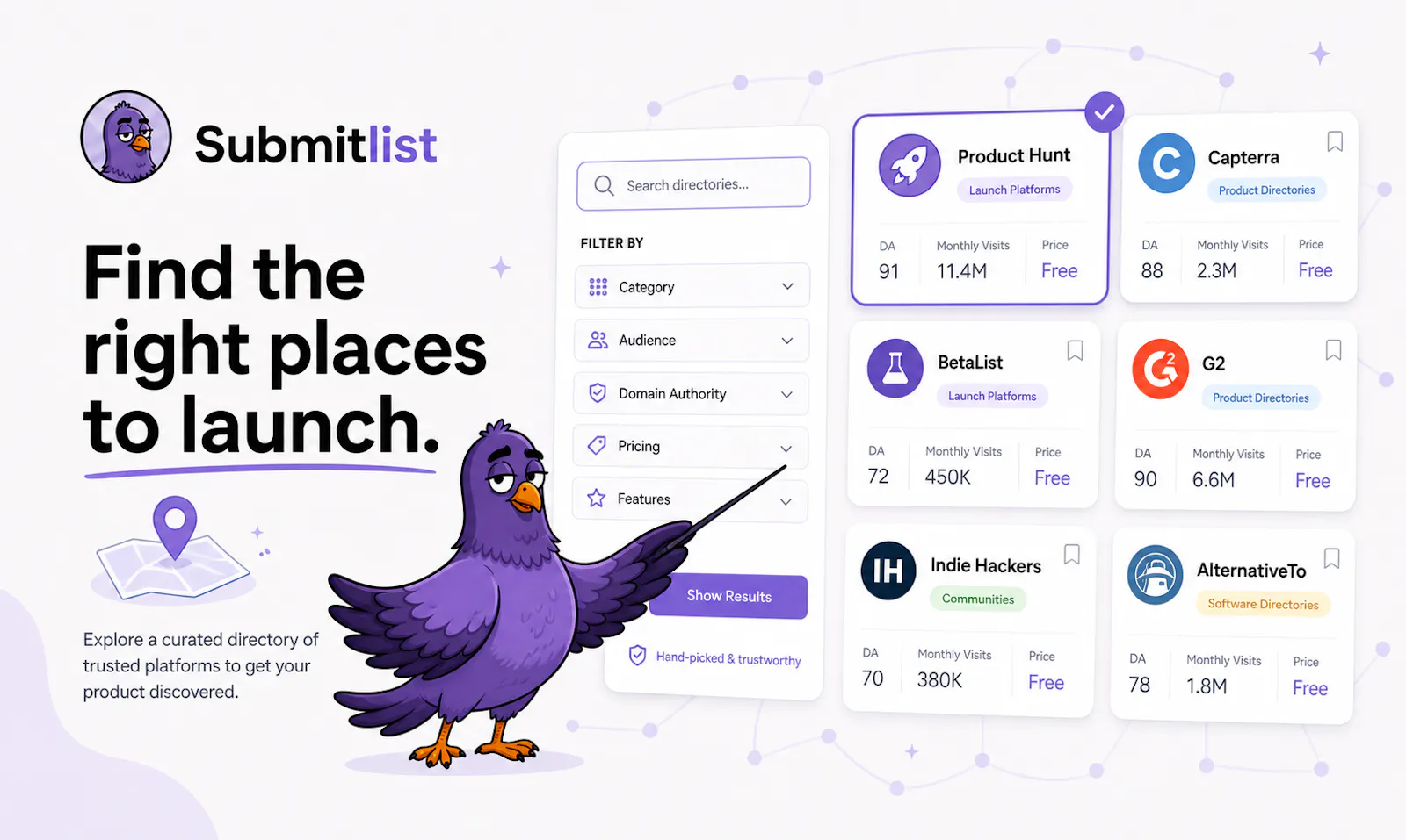 Submitlist.io screenshot 1