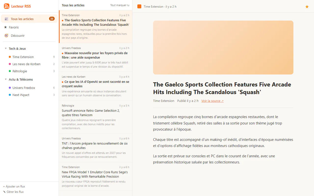 RSS Reader by deeweb gallery image