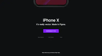 iPhone X Mockup for Figma gallery image