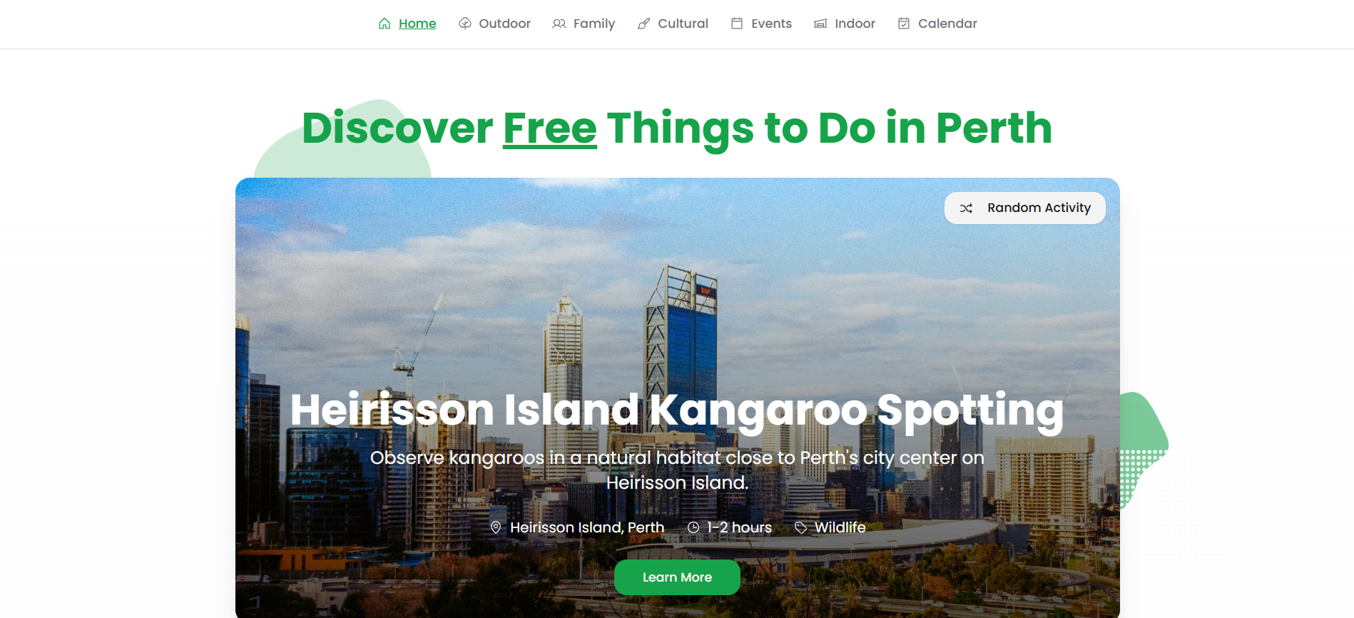 Media Aktiviti Perth Percuma - Laman web percuma untuk mencari perkara percuma yang boleh dilakukan di Perth Australia 1