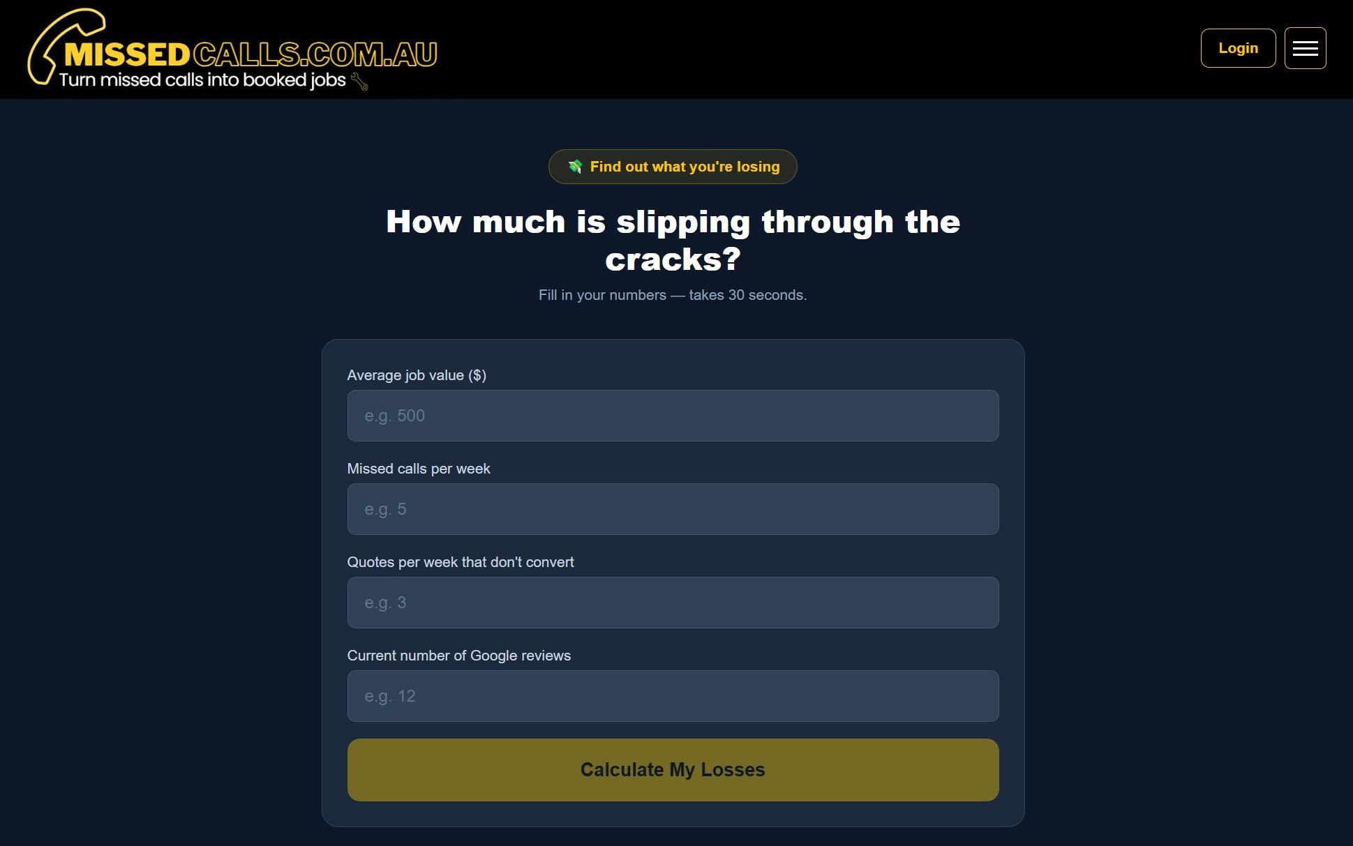 MissedCalls.com.au gallery image