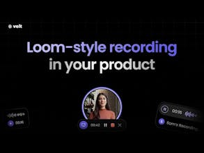 Embedded Recording SDK by Velt gallery image
