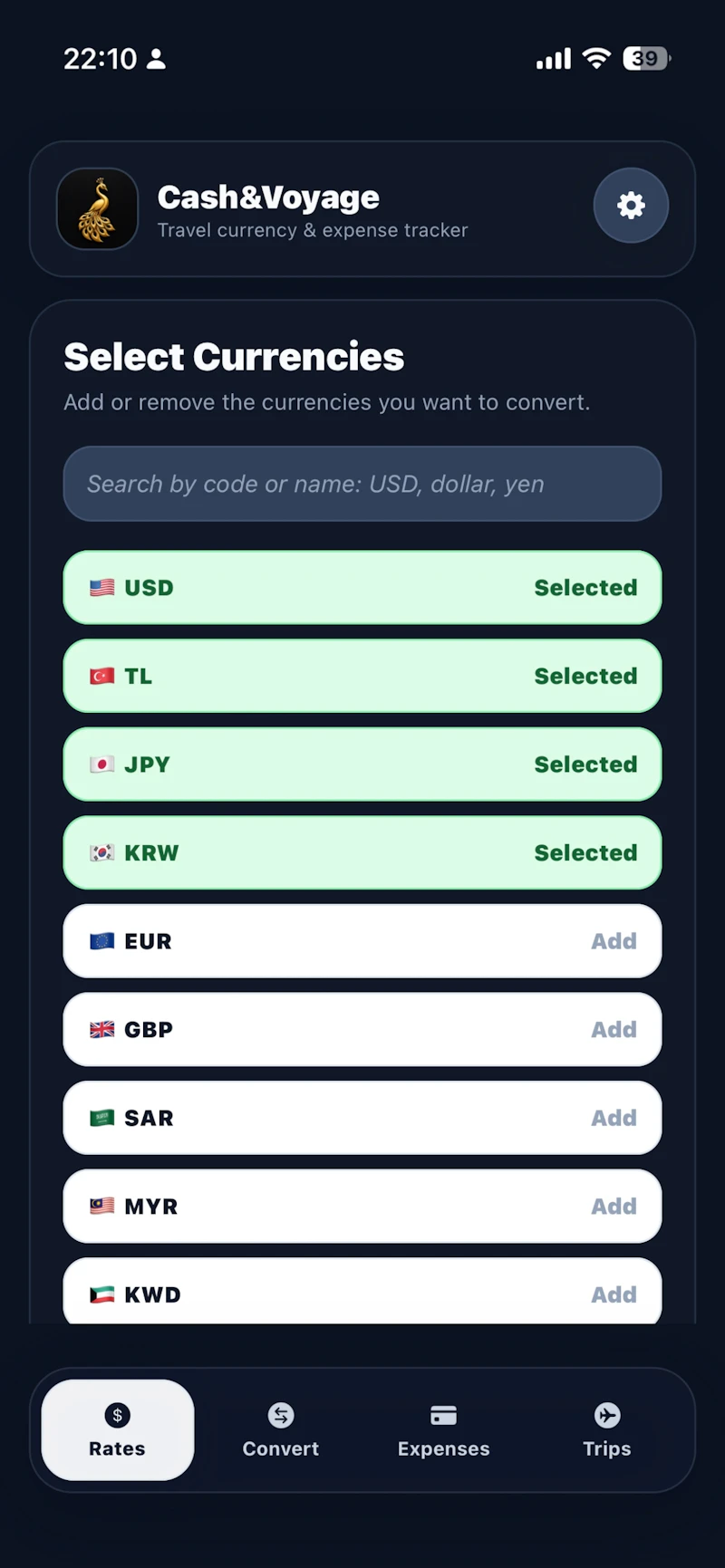 Cash&Voyage screenshot 4