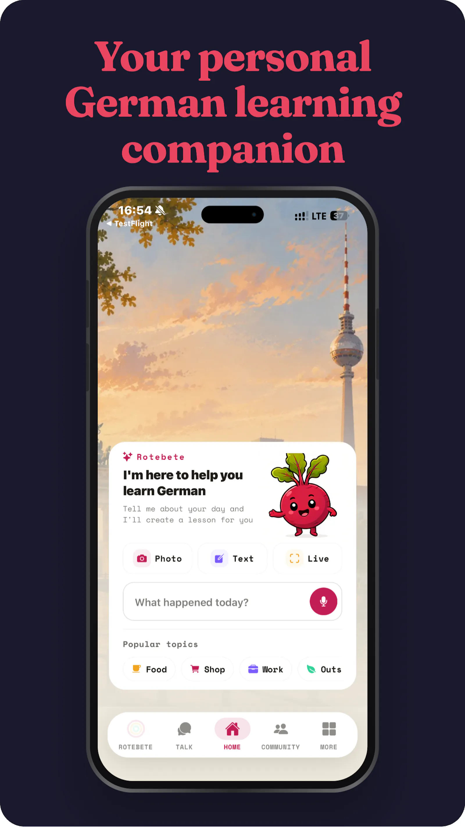 Rotebete screenshot 1