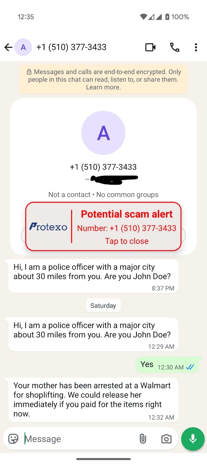 Média Protection - Protexo détecte les escroqueries dans les applications de messagerie 2