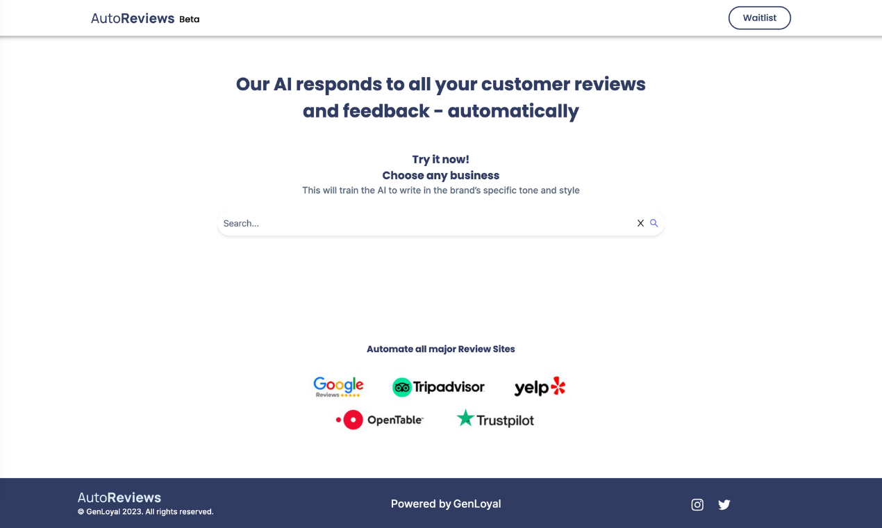 startuptile AutoReviews AI-Revolutionizing Customer Feedback with AI-Powered Responses