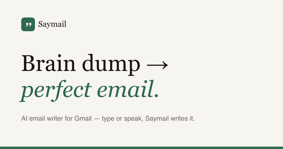 Saymail gallery image