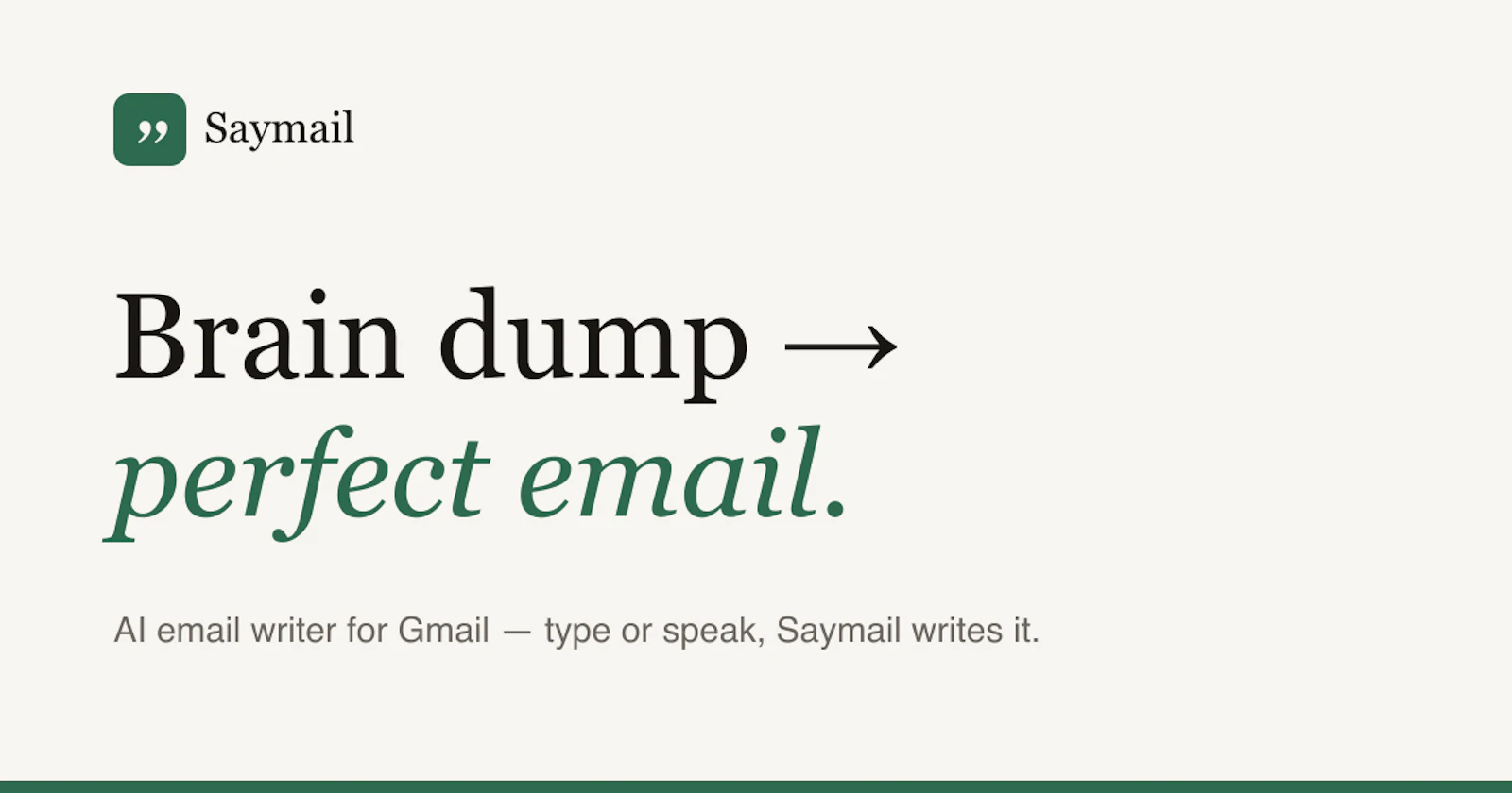 Saymail screenshot 1