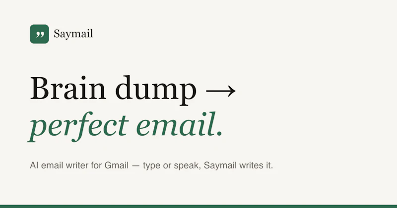 Saymail screenshot 1