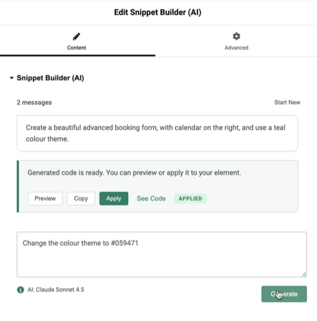 AI-powered snippet plugin for WordPress gallery image