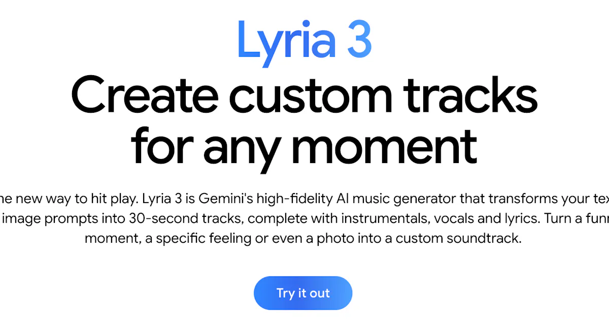 Lyria 3 by Google Deepmind