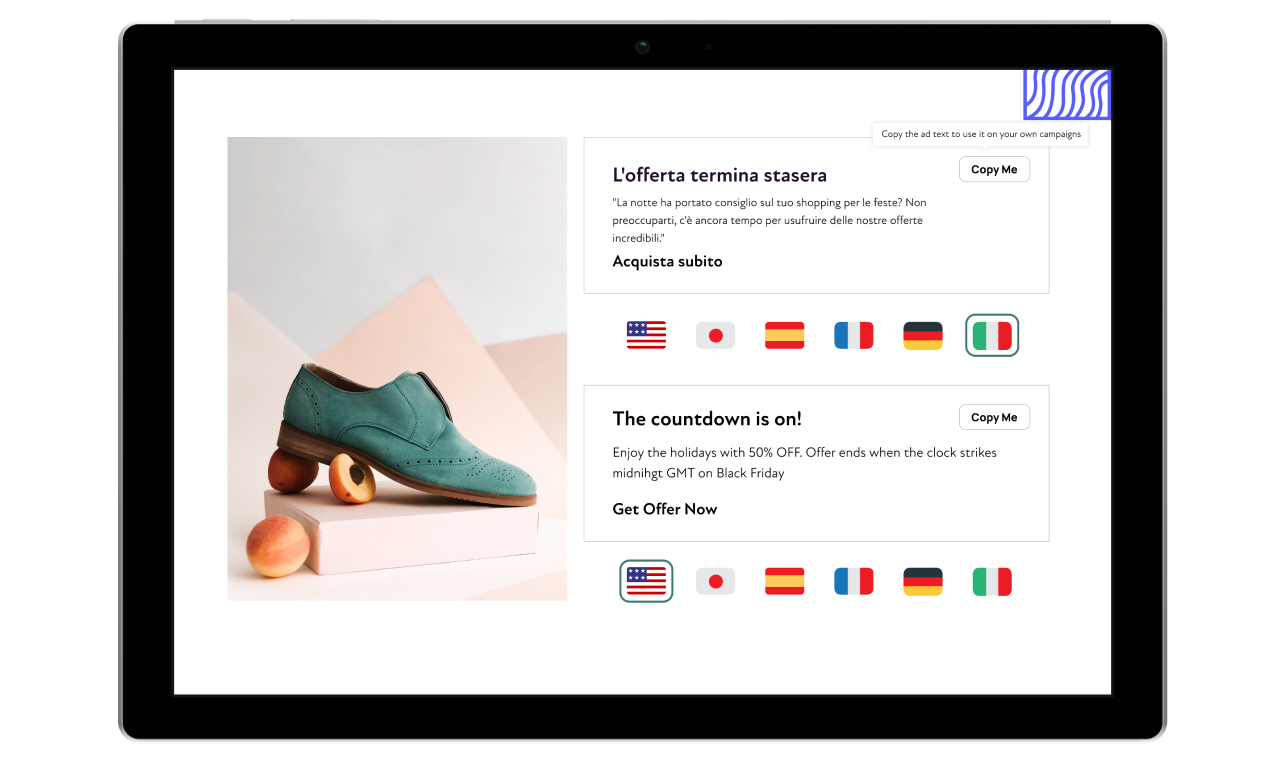 BLEND Multilingual Ad Copy gallery image