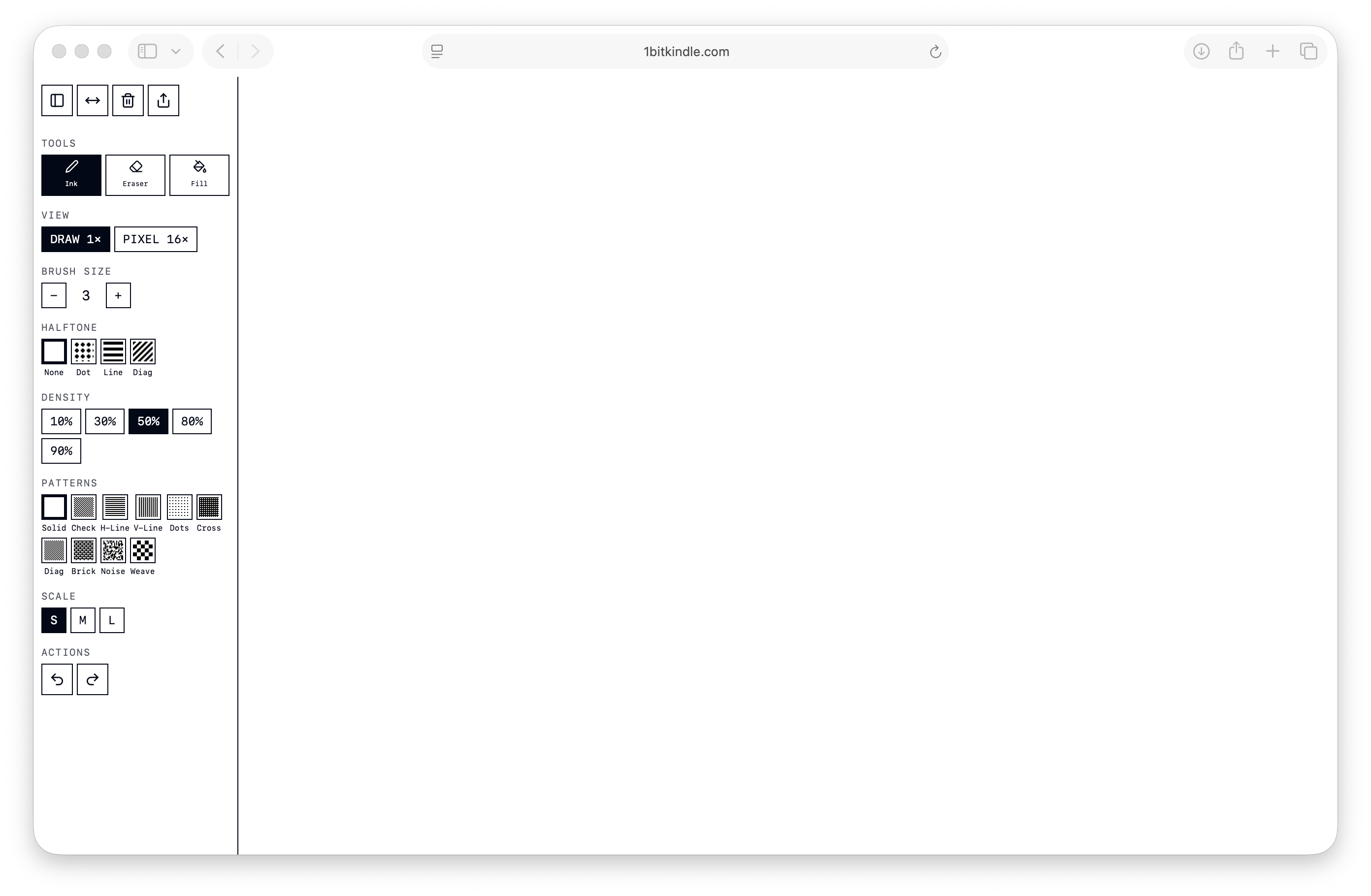 A tiny drawing studio for your Kindle. gallery image