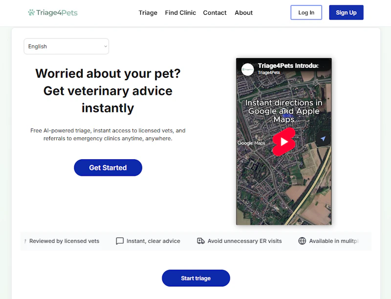 Triage4Pets screenshot 1