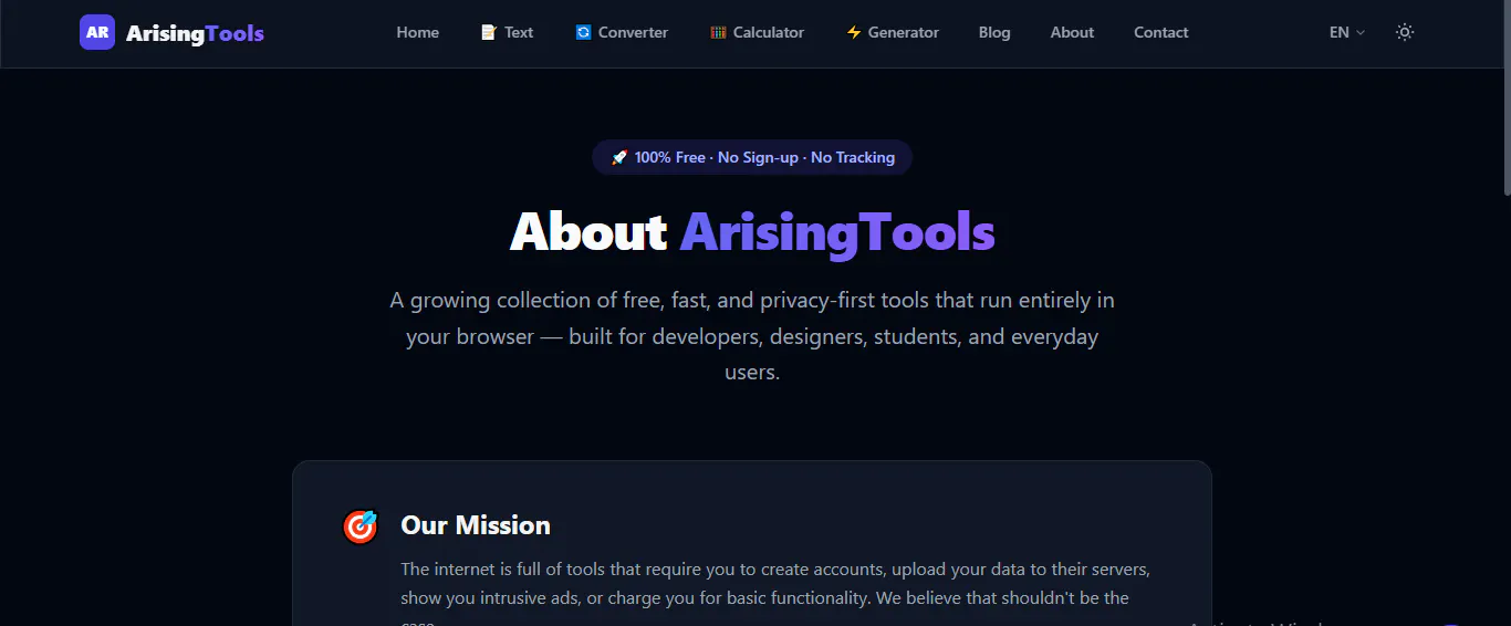 ArisingTools screenshot