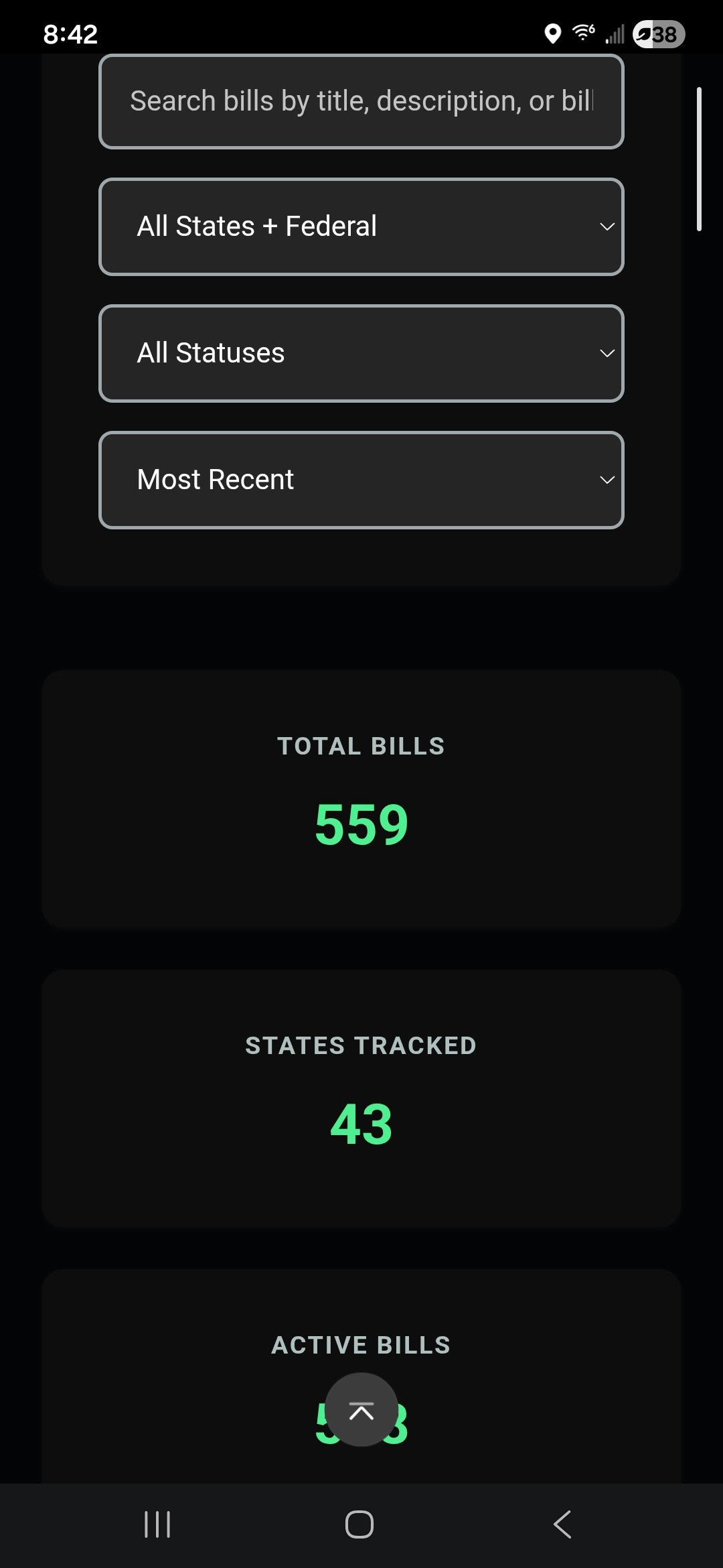 Dan K Reports - Cannabis Policy Tracker gallery image