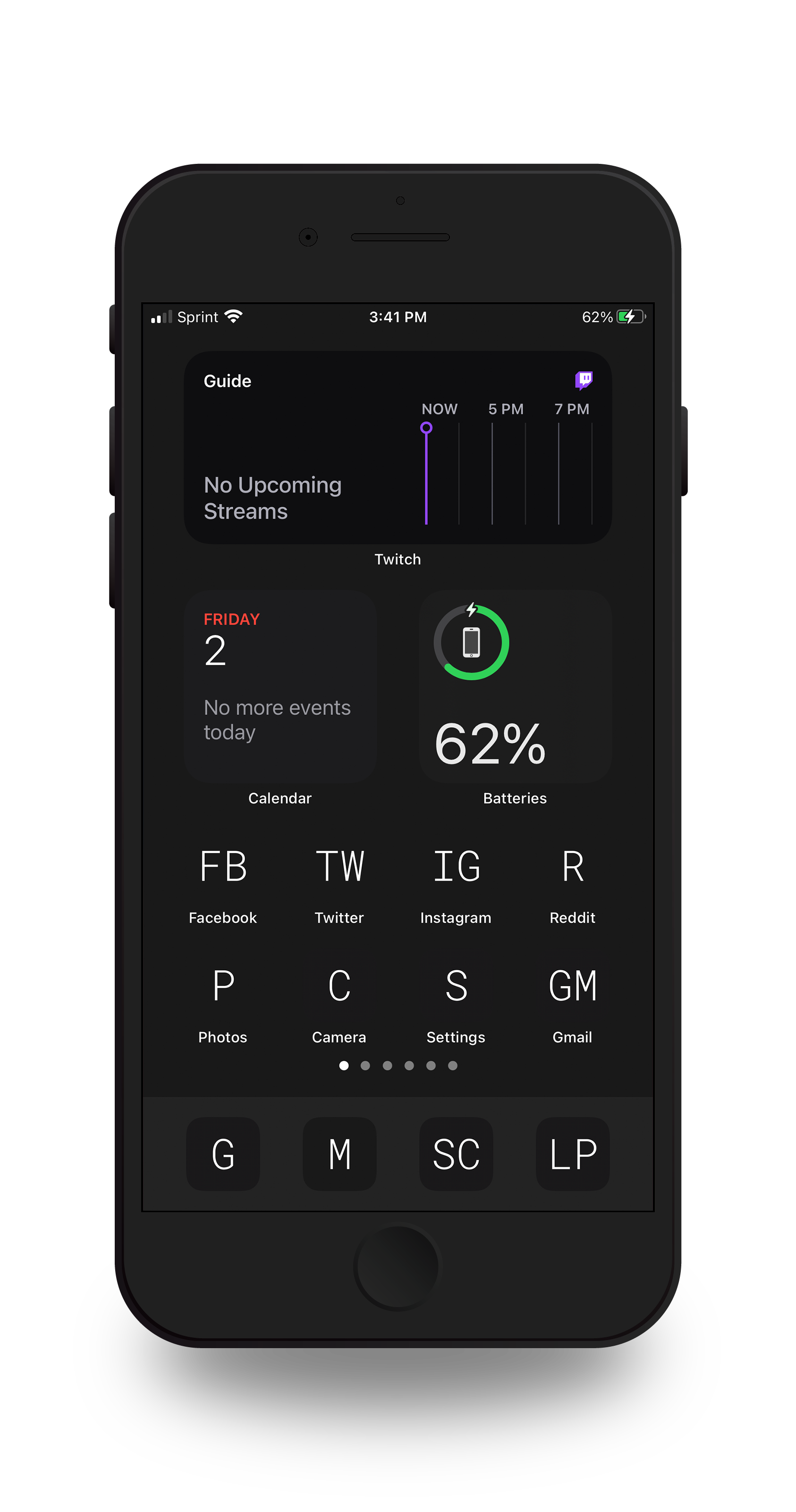 Minimalist Text-Only iOS 14 Icons
