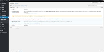 WP Vulnerable Updates gallery image