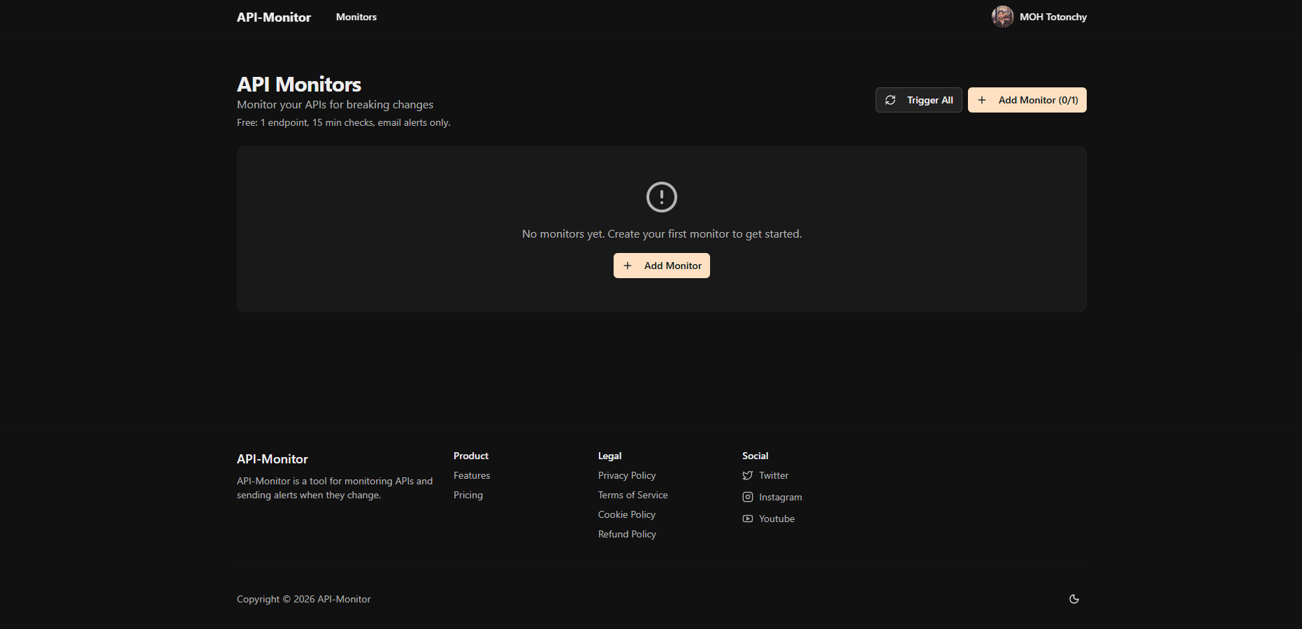 API-Monitor - Screenshot 3 showing product features and functionality