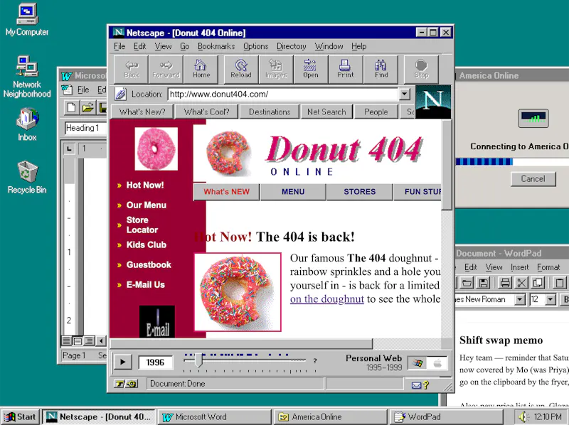 Evolution of the Web screenshot 2