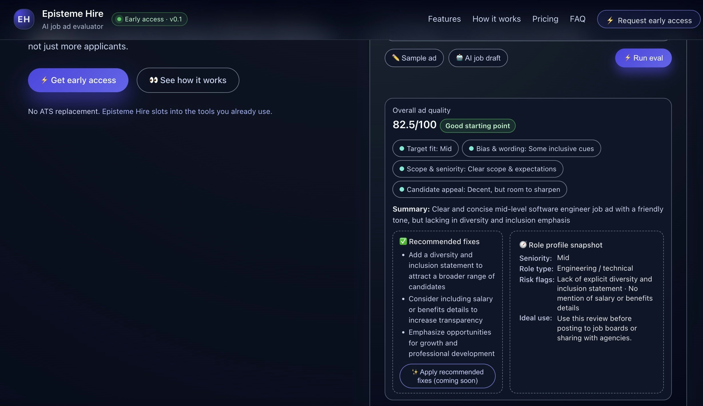 Episteme Hire - Screenshot 2 preview