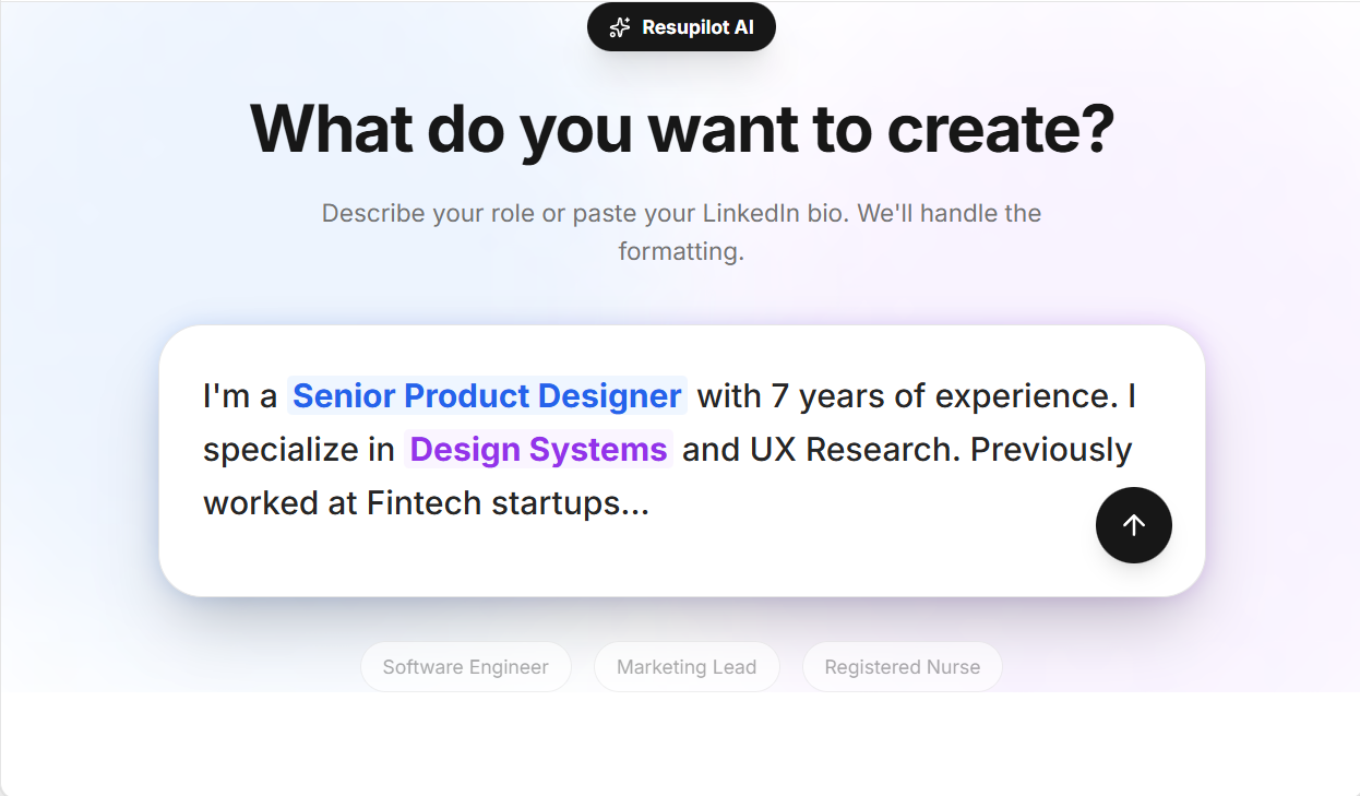 Resubuild ai - Main product screenshot demonstrating key features and user interface